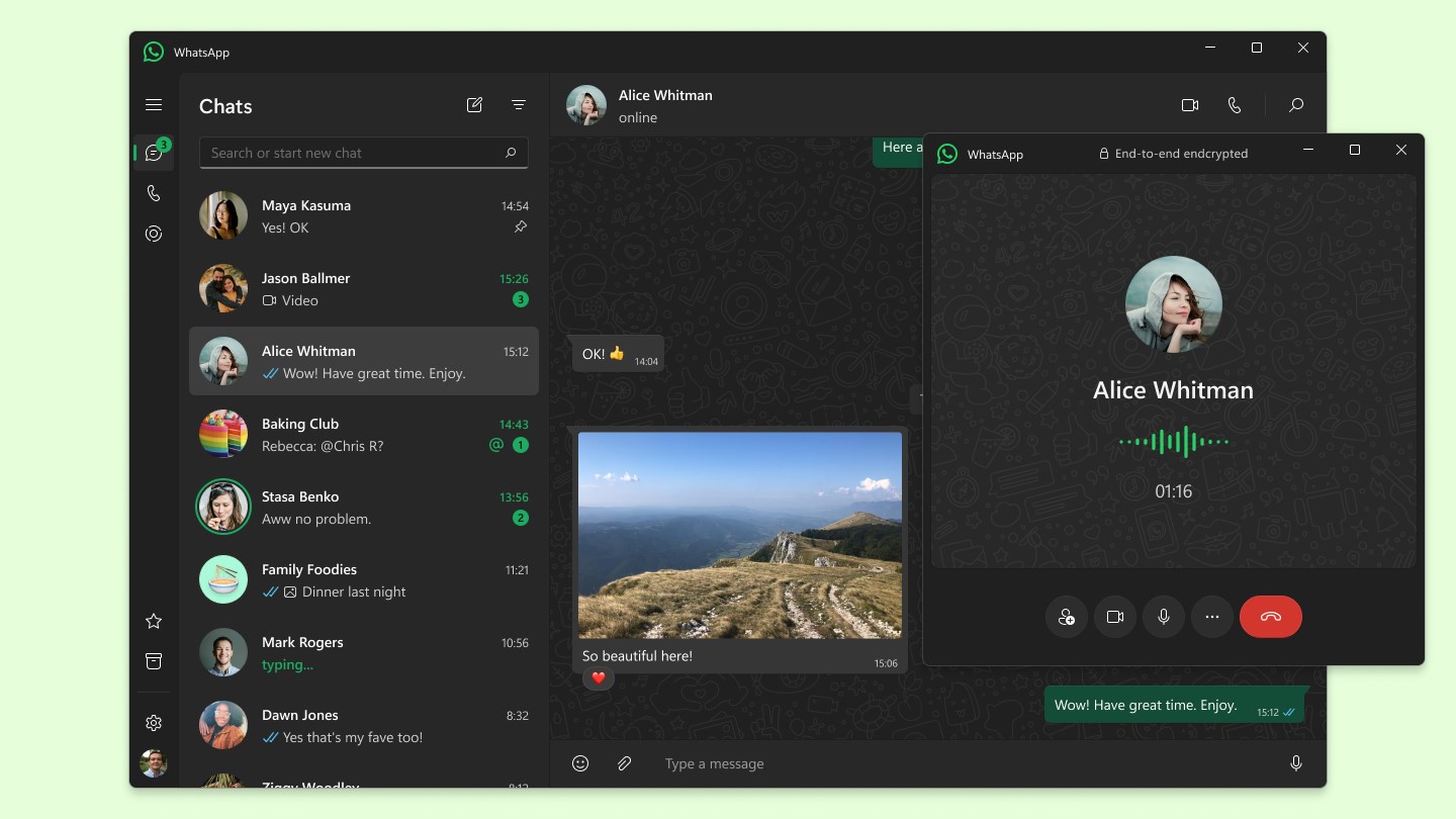 whatsapp 退出登录